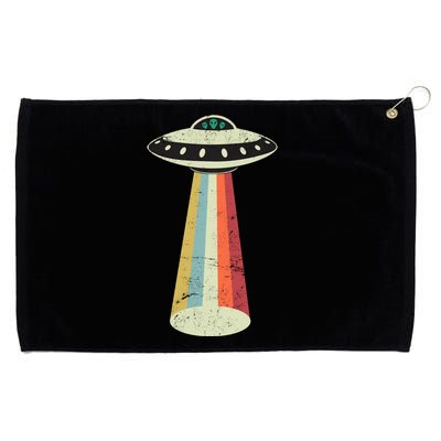 Alien Vintage UFO Space Ship Grommeted Golf Towel