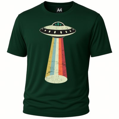 Alien Vintage UFO Space Ship Performance Shirt