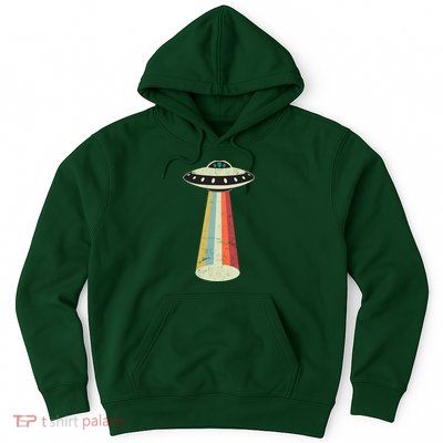 Alien Vintage UFO Space Ship Hoodie
