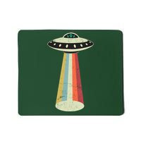 Alien Vintage UFO Space Ship Mousepad