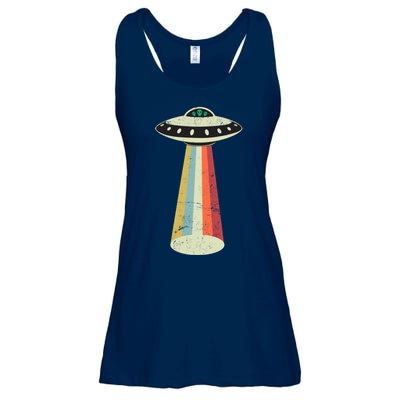 Alien Vintage UFO Space Ship Ladies Essential Flowy Tank