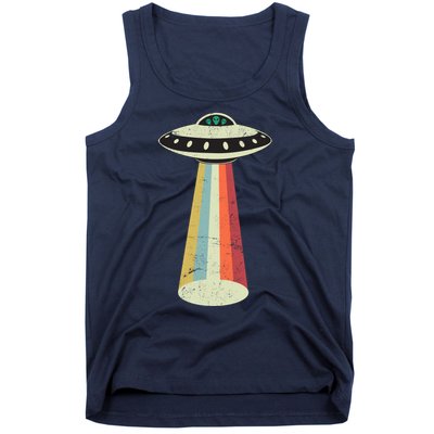 Alien Vintage UFO Space Ship Tank Top