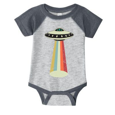 Alien Vintage UFO Space Ship Infant Baby Jersey Bodysuit