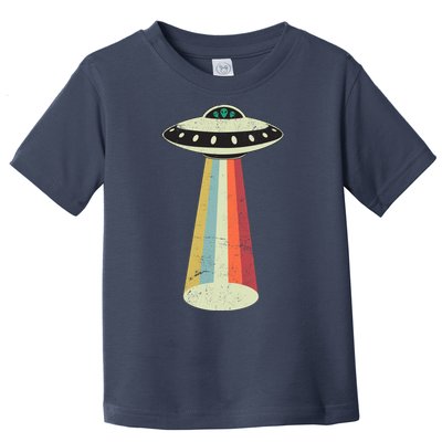 Alien Vintage UFO Space Ship Toddler T-Shirt