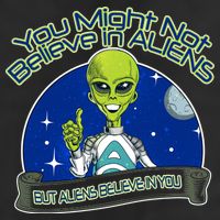 Aliens Believe In You 11oz C Handle Ceramic Mug