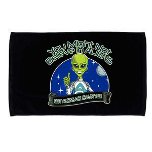 Aliens Believe In You Microfiber Hand Towel