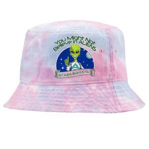 Aliens Believe In You Tie-Dyed Bucket Hat