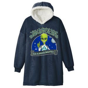 Aliens Believe In You Hooded Wearable Blanket