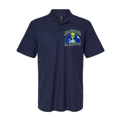 Aliens Believe In You Softstyle Adult Sport Polo