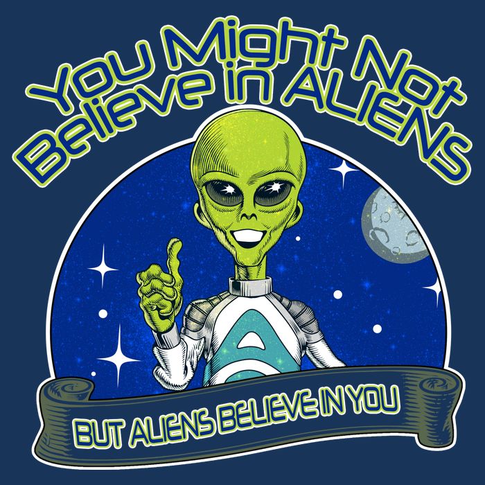 Aliens Believe In You 16 in Basic Backpack