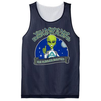 Aliens Believe In You Mesh Reversible Basketball Jersey Tank