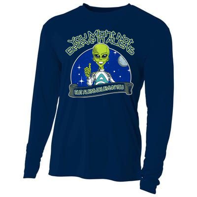 Aliens Believe In You Cooling Performance Long Sleeve Crew