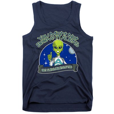 Aliens Believe In You Tank Top