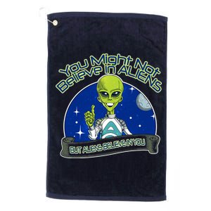 Aliens Believe In You Platinum Collection Golf Towel