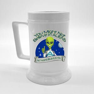 Aliens Believe In You Beer Stein