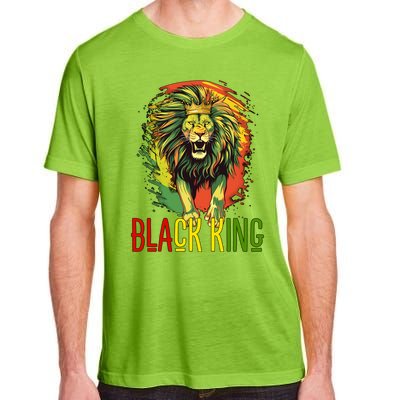 African Lion Junenth Black King Gift Adult ChromaSoft Performance T-Shirt