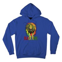 African Lion Junenth Black King Gift Hoodie