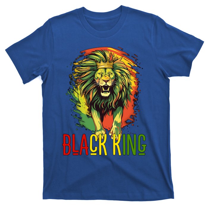 African Lion Junenth Black King Gift T-Shirt