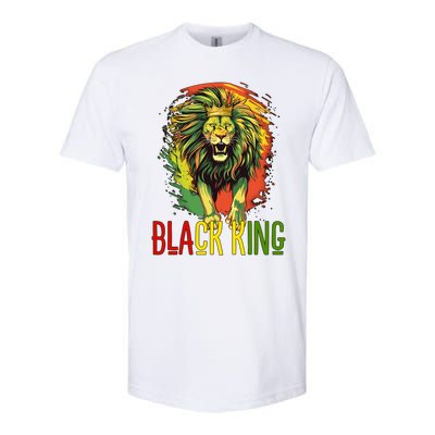 African Lion Junenth Black King Gift Softstyle CVC T-Shirt