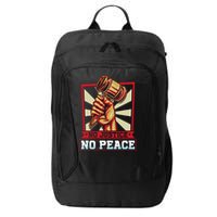 Attorney Lawyer Justice No Peace Judge Gift City Backpack