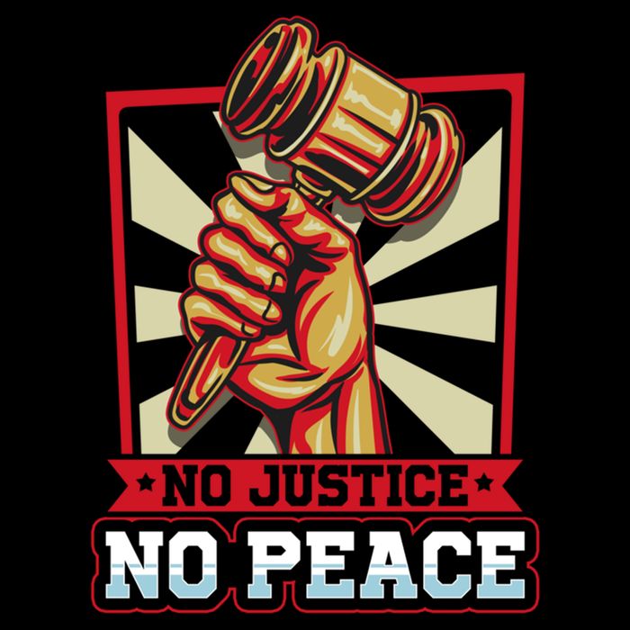 Attorney Lawyer Justice No Peace Judge Gift City Backpack