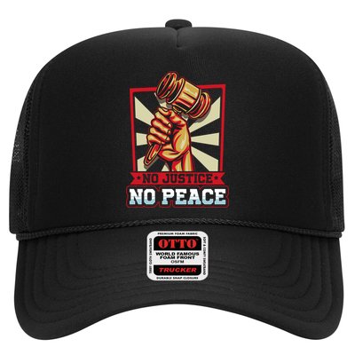Attorney Lawyer Justice No Peace Judge Gift Trucker Hat