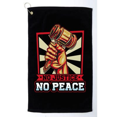 Attorney Lawyer Justice No Peace Judge Gift Golf Towel
