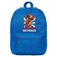 Attorney Lawyer Justice No Peace Judge Gift 16 in Basic Backpack