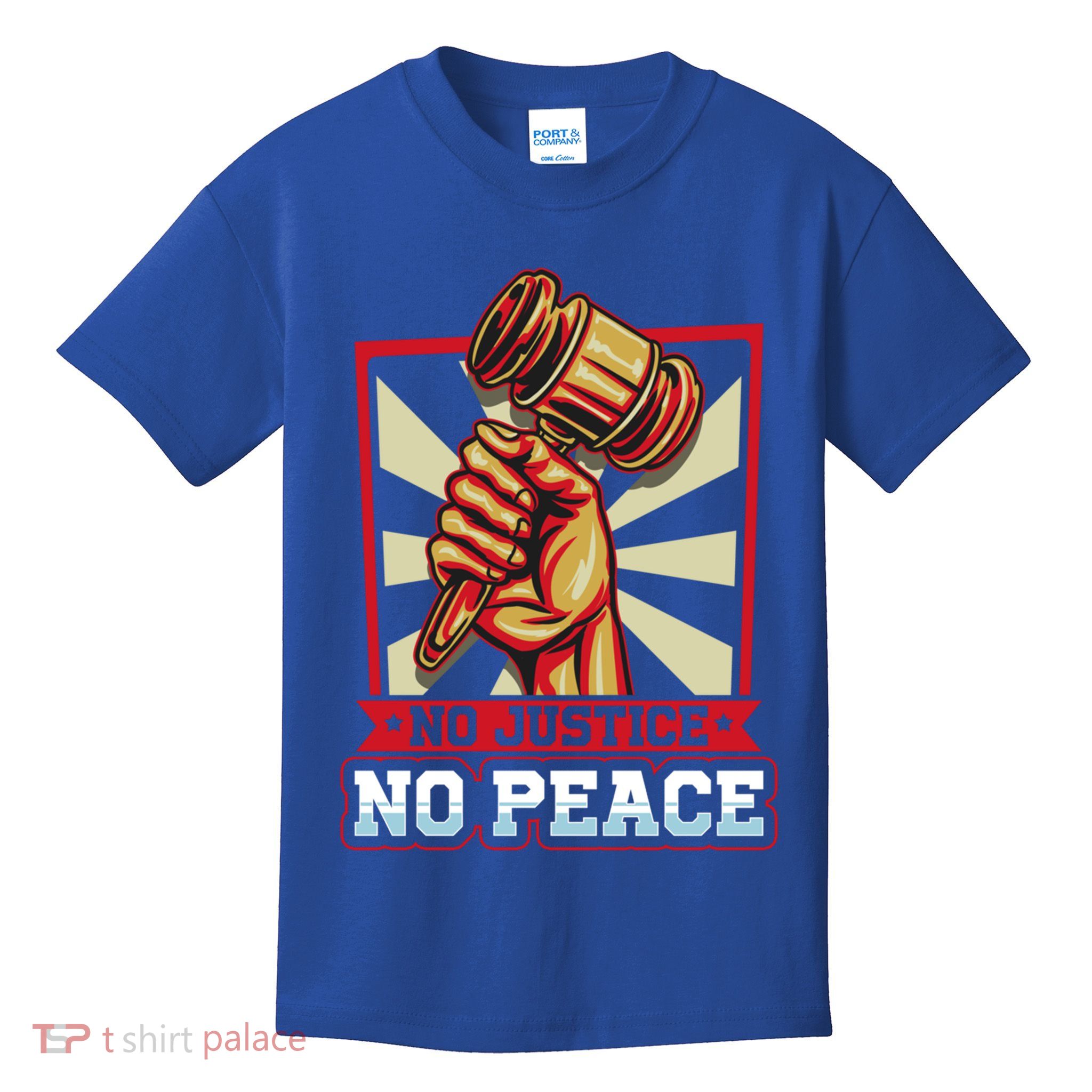Attorney Lawyer Justice No Peace Judge Gift Kids T-Shirt