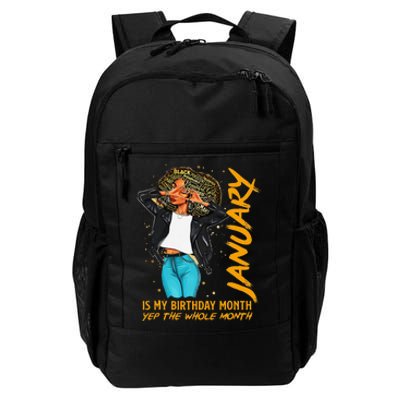 Afro Locs January Is My Birthday Yep The Whole Month Daily Commute Backpack