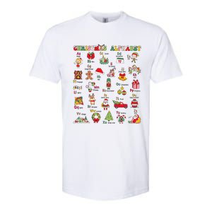 ABCs Learning Kindergarten Teacher Christmas Lights Alphabet Softstyle CVC T-Shirt