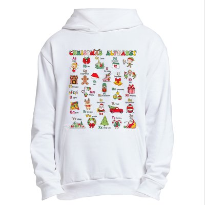 ABCs Learning Kindergarten Teacher Christmas Lights Alphabet Urban Pullover Hoodie