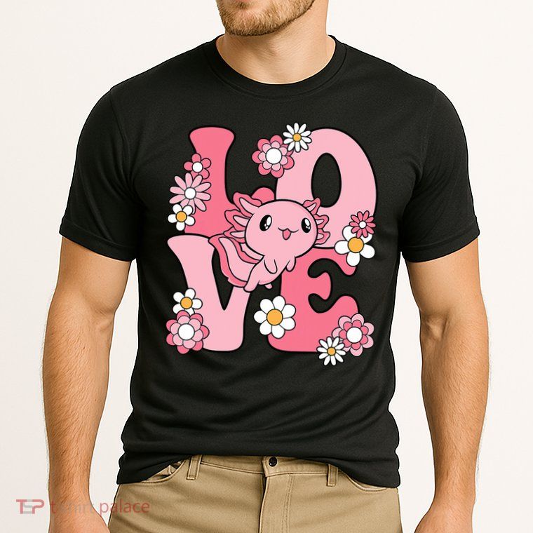 Axolotl Love Kawaii Axolotl Lover Performance Shirt