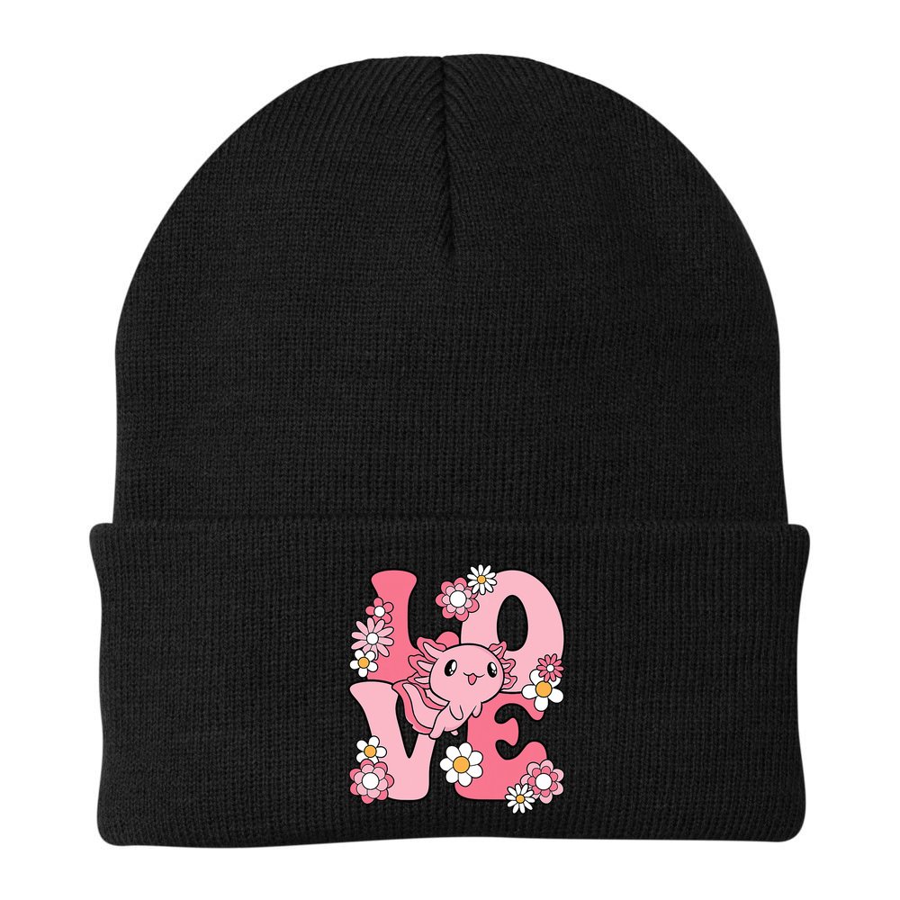 Axolotl Love Kawaii Axolotl Lover Beanie
