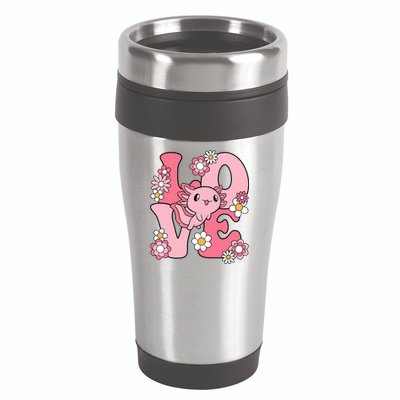 Axolotl Love Kawaii Axolotl Lover 16oz Travel Tumbler