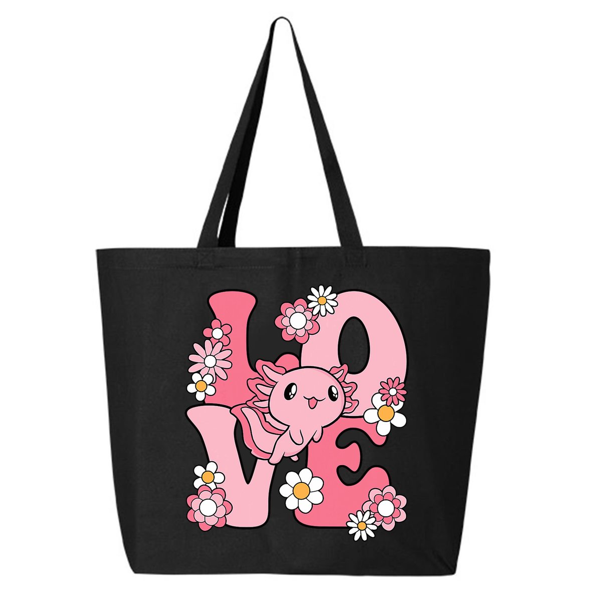 Axolotl Love Kawaii Axolotl Lover 25L Jumbo Tote