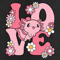 Axolotl Love Kawaii Axolotl Lover Golf Towel