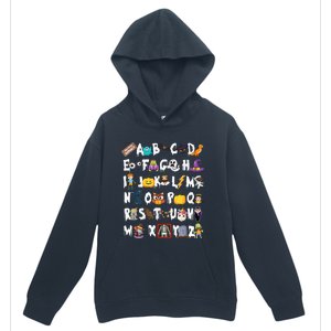 ABCs Learning Kindergarten Teacher Funny Halloween Alphabet Urban Pullover Hoodie