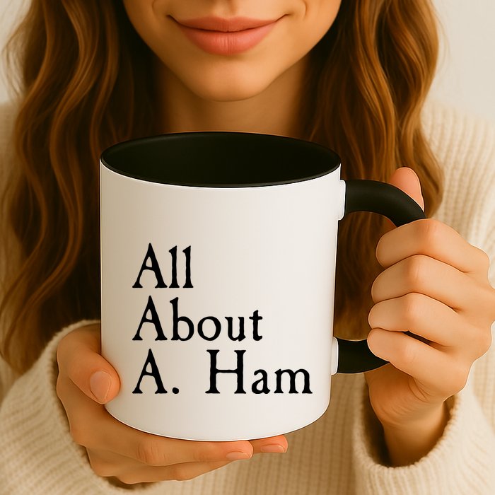 All About A. Ham Mug