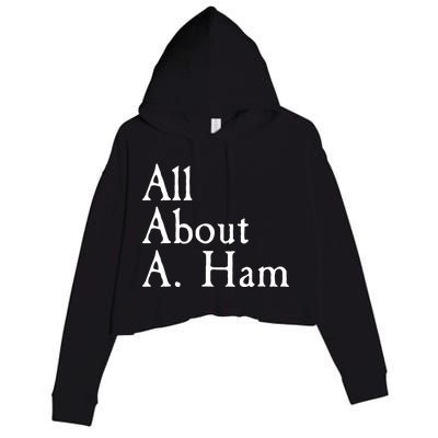 All About A. Ham Crop Fleece Hoodie