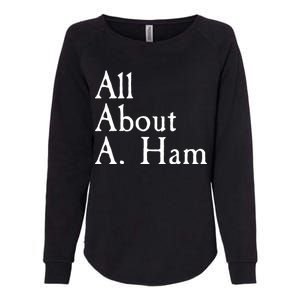 All About A. Ham Womens California Wash Sweatshirt