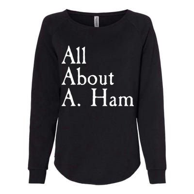 All About A. Ham Womens California Wash Sweatshirt