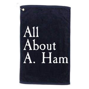 All About A. Ham Platinum Collection Golf Towel