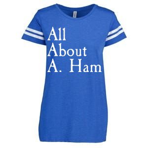 All About A. Ham Enza Ladies Jersey Football T-Shirt