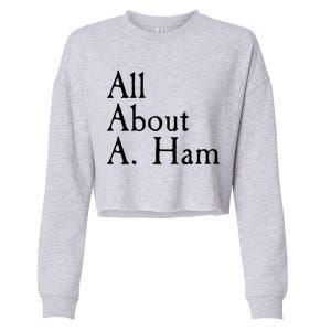 All About A. Ham Cropped Pullover Crew