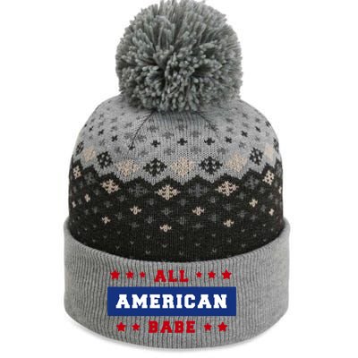 All American Babe The Baniff Cuffed Pom Beanie