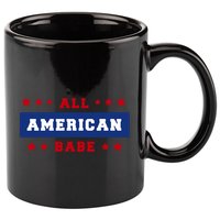 All American Babe 11oz C Handle Ceramic Mug