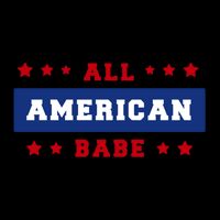 All American Babe Flat Bill Trucker Hat