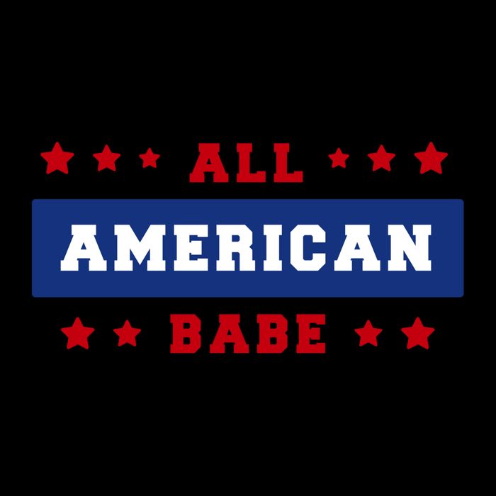 All American Babe Flat Bill Trucker Hat