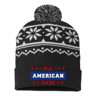 All American Babe USA-Made Snowflake Beanie